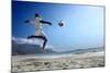 Soccer Player on the Beach of Cape Town-olly2-Mounted Photographic Print