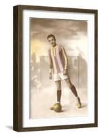 Soccer Player-null-Framed Art Print