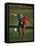 Soccer Players Fighting for the Ball-null-Framed Stretched Canvas