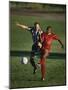 Soccer Players Fighting for the Ball-null-Mounted Photographic Print