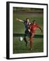 Soccer Players Fighting for the Ball-null-Framed Photographic Print