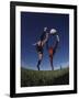 Soccer Players Fighting for the Ball-null-Framed Photographic Print