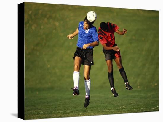 Soccer Players in Action-null-Stretched Canvas