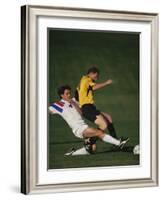 Soccer Players in Action-null-Framed Photographic Print