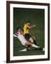 Soccer Players in Action-null-Framed Photographic Print