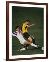 Soccer Players in Action-null-Framed Photographic Print