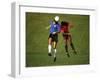 Soccer Players in Action-null-Framed Photographic Print