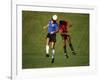 Soccer Players in Action-null-Framed Photographic Print