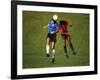 Soccer Players in Action-null-Framed Photographic Print