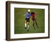 Soccer Players in Action-null-Framed Photographic Print