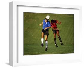 Soccer Players in Action-null-Framed Photographic Print