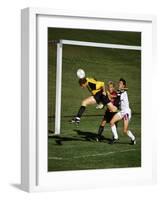 Soccer Players in Action-null-Framed Photographic Print