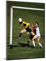 Soccer Players in Action-null-Mounted Photographic Print