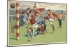 Soccer Roughhousing-null-Mounted Premium Giclee Print