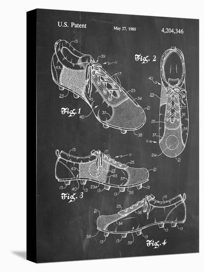 Soccer Shoes Patent-null-Stretched Canvas