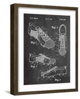 Soccer Shoes Patent-null-Framed Art Print