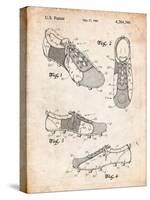Soccer Shoes Patent-Cole Borders-Stretched Canvas