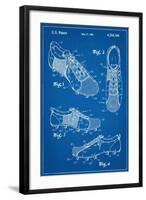 Soccer Shoes Patent-null-Framed Art Print