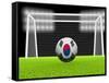 Soccer South Korea-koufax73-Framed Stretched Canvas