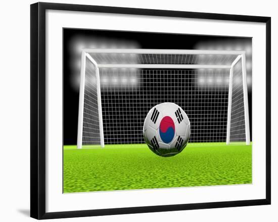 Soccer South Korea-koufax73-Framed Art Print