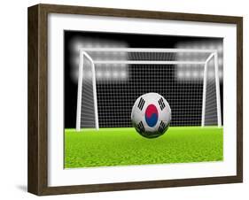 Soccer South Korea-koufax73-Framed Art Print