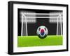 Soccer South Korea-koufax73-Framed Art Print