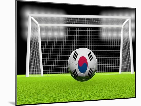 Soccer South Korea-koufax73-Mounted Art Print