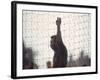 Soccer Star Pele in Action During a Practice for the World Cup Competition-null-Framed Premium Photographic Print