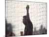 Soccer Star Pele in Action During a Practice for the World Cup Competition-null-Mounted Premium Photographic Print