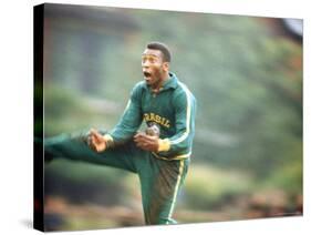 Soccer Star Pele in Action During Practice Prior to World Cup Competition-Art Rickerby-Stretched Canvas