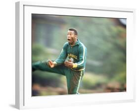 Soccer Star Pele in Action During Practice Prior to World Cup Competition-Art Rickerby-Framed Premium Photographic Print