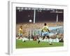 Soccer Star Pele in Action During World Cup Competition-Art Rickerby-Framed Premium Photographic Print