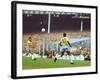 Soccer Star Pele in Action During World Cup Competition-Art Rickerby-Framed Premium Photographic Print