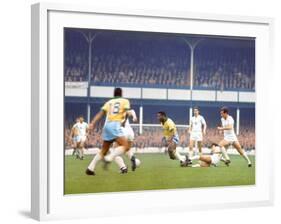 Soccer Star Pele in Action During World Cup Competition-null-Framed Premium Photographic Print