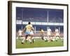 Soccer Star Pele in Action During World Cup Competition-null-Framed Premium Photographic Print