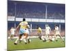 Soccer Star Pele in Action During World Cup Competition-null-Mounted Premium Photographic Print