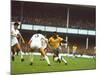 Soccer Star Pele in Action During World Cup Competition-null-Mounted Premium Photographic Print