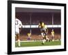 Soccer Star Pele in Action During World Cup Competition-null-Framed Premium Photographic Print