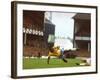 Soccer Star Pele in Action During World Cup Competition-null-Framed Premium Photographic Print