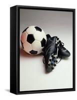 Soccer Still Life-null-Framed Stretched Canvas