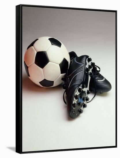 Soccer Still Life-null-Framed Stretched Canvas