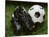 Soccer Still Life-null-Stretched Canvas