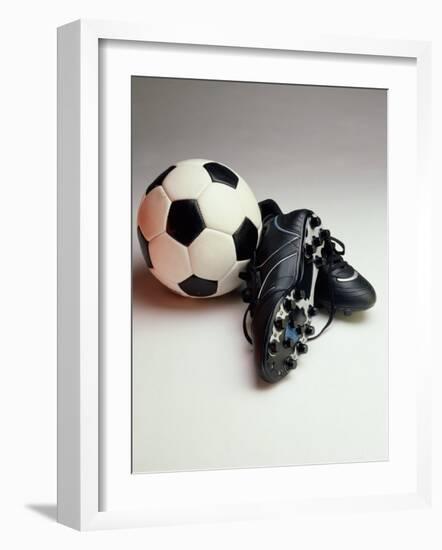 Soccer Still Life-null-Framed Photographic Print