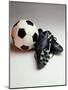 Soccer Still Life-null-Mounted Photographic Print