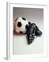 Soccer Still Life-null-Framed Photographic Print