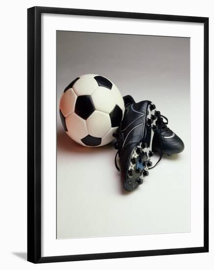 Soccer Still Life-null-Framed Photographic Print