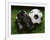 Soccer Still Life-null-Framed Photographic Print