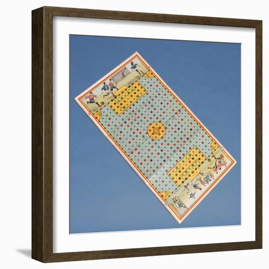 Soccer - the Fight for the Cup' Table Football Game-null-Framed Giclee Print