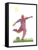Soccer-Teofilo Olivieri-Framed Stretched Canvas