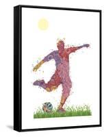 Soccer-Teofilo Olivieri-Framed Stretched Canvas